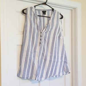 Torrid size 2 v-neck sleeveless shirt